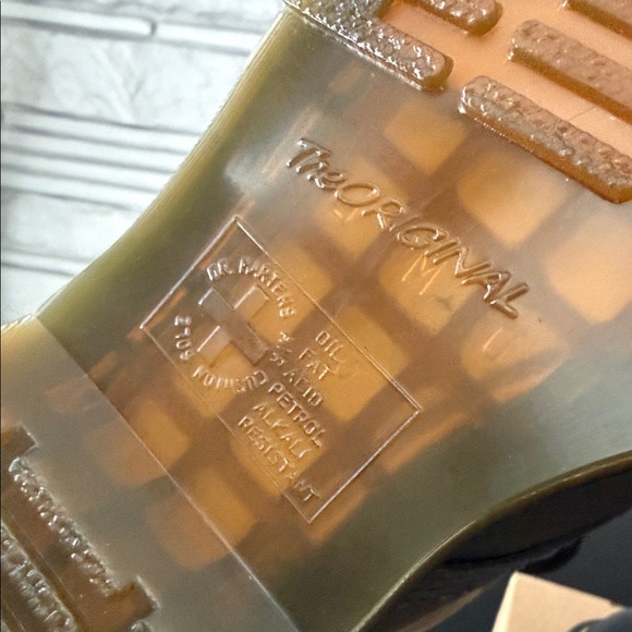 Dr. Martens Black Boots with Yellow Stitching - Picture 7 of 8